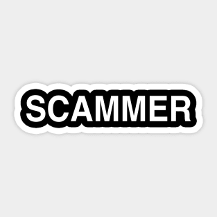 Scammer Sticker